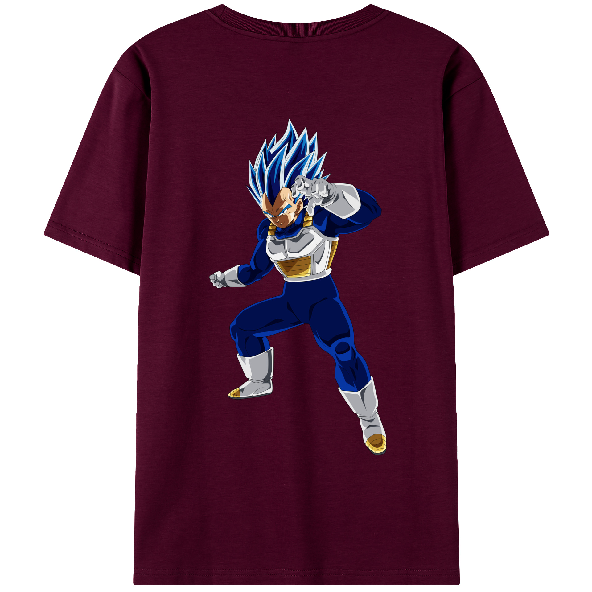 （画像用） ドラゴンボール ベジータ四世（Bejīta Yonsei）DRAGON BALL Vegeta IV レディース半袖Tシャツ(バックプリント)